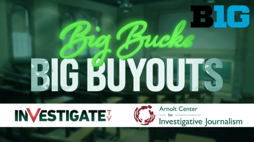 Big Bucks, Big Buyouts Big Ten title graphic.