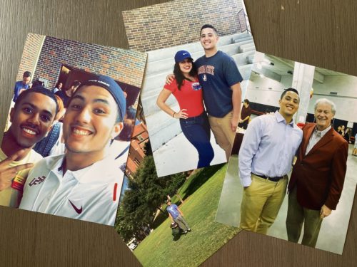 Before a hazing incident that resulted in a traumatic brain injury, Nicholas Mauricio’s family says he was an exuberant young man with a constant smile that lit up the room. These photos document his early days at Florida State. Photo credit: Mauricio family.