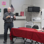 Brian Daggy speaks to Boone County residents and legislators at the Boone County Legislative Breakfast on Feb. 1, 2025. (Mia Hilkowitz/Arnolt Center for Investigative Journalism)