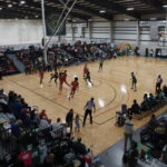 The Lebanon Leprechauns face off against the Logansport Iron Horses on May 23, 2025. (Niki Kelly/Indiana Capital Chronicle)