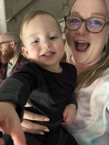 Ashlee Kennedy poses with her 2-year-old son. Kennedy is still working to pay off her son’s $7,000 hospital bill. (Photo courtesy of Ashlee Kennedy)