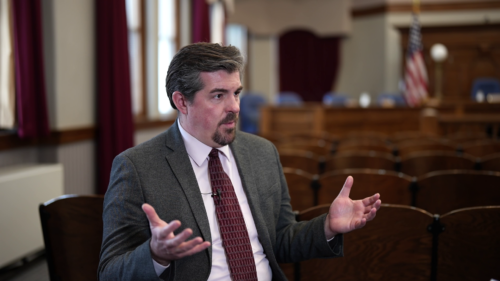 Huntington Mayor Richard Strick explained the city used settlement money for resources including training for peer counselors and Narcan distribution.