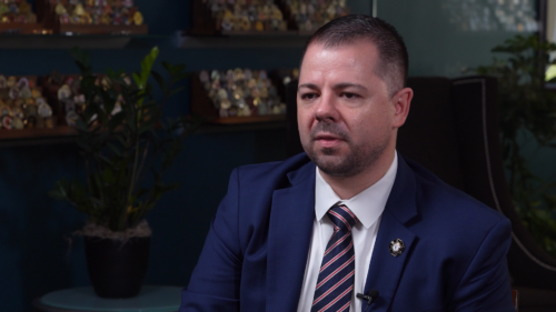 Jamie Burgess, Director of Training for the International Association of Fire Fighters, says many fire departments across the country are already stretched thin, making the prioritization of hazmat derailment training difficult(Scotty Smith, InvestigateTV)