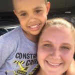 Megan Bishop with her son, Taylor.” Courtesy of Megan Bishop