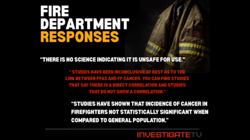 Fire department responses to gear with PFAS