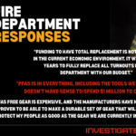 Fire department responses to gear with PFAS